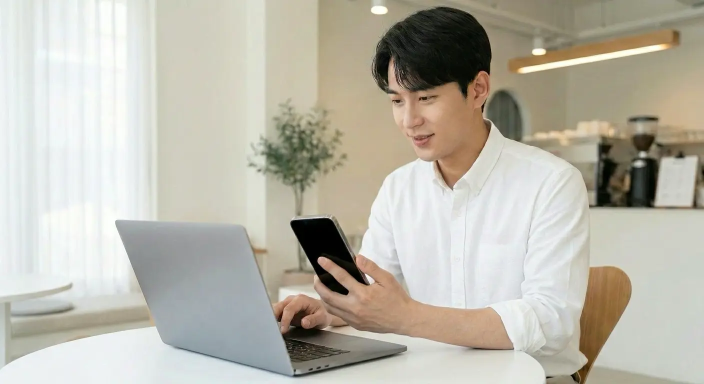 화면이 켜지지 않는 스마트폰