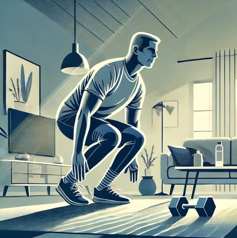 홈트레이닝-하는-남자-모습