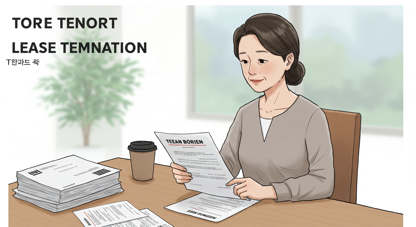 전세계약&#44; 전세보증금&#44; 중도해지