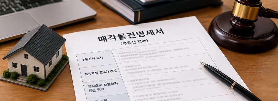매각물건명세서란 무엇일까?