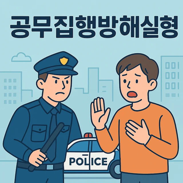 공무집행방해실형