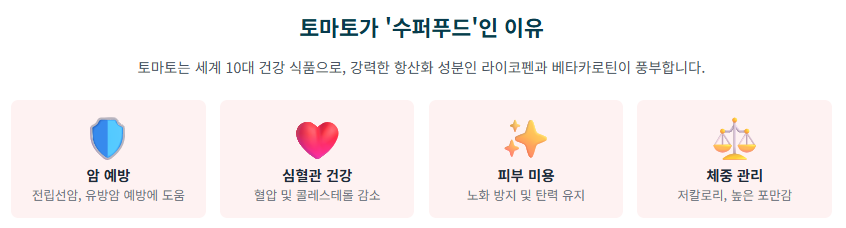 토마토 주스 제대로 마시는 꿀팁, 알고 있나요? (효능 주의사항 총정리)