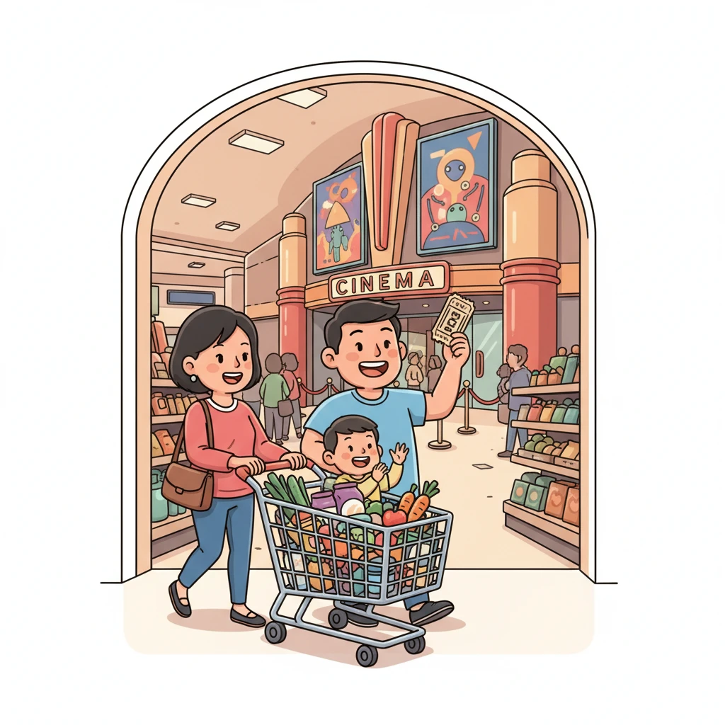 홈플러스 강동점 CGV 영화 관람 시..