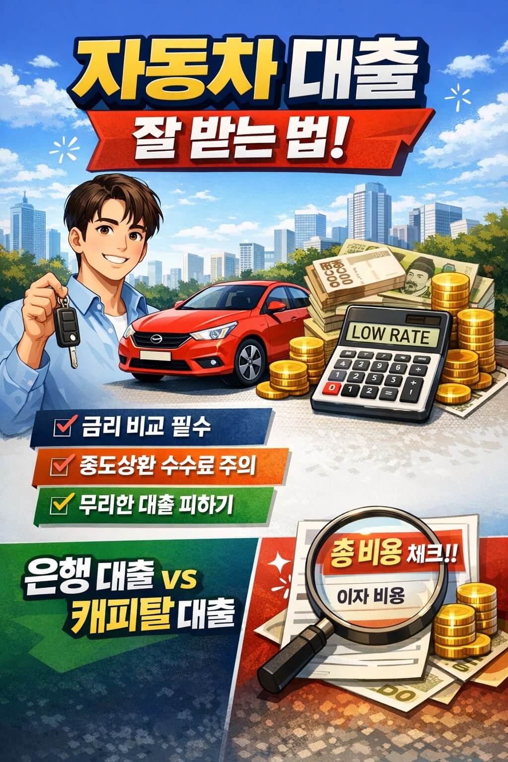 자동차 대출 추천, 금리 아끼고 승인 잘 받는 현실적인 방법