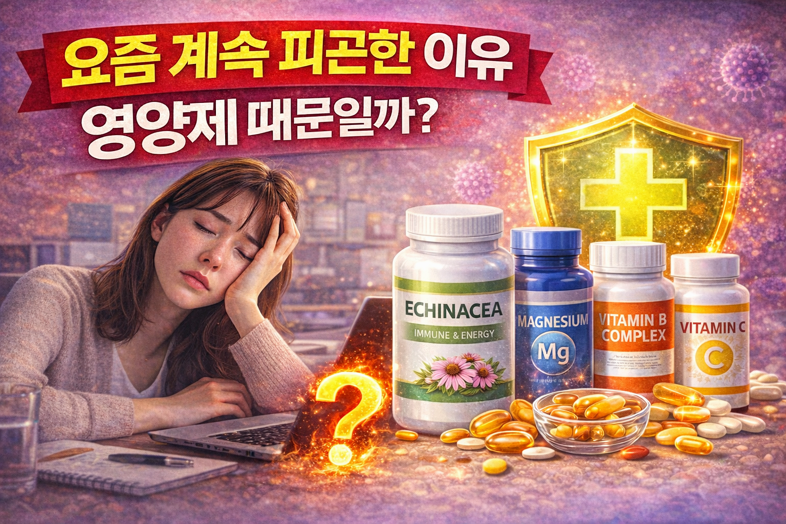 요즘 계속 피곤한 이유, 영양제 때문일까? 만성피로의 진짜 원인