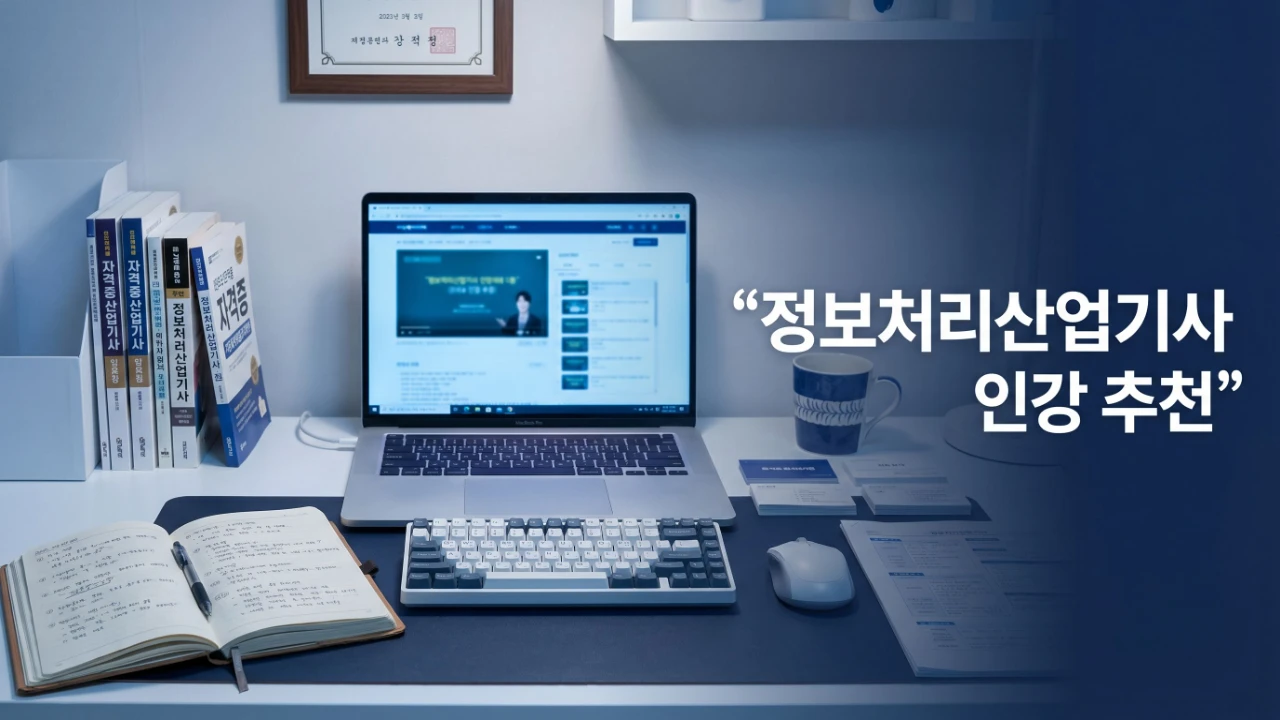 정보처리산업기사 인강 선택 기준을 비교하는 공부 가이드 이미지