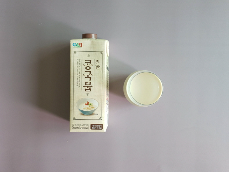 진한-콩국물