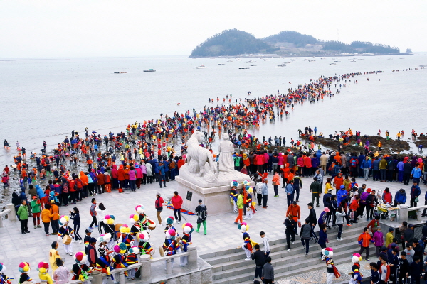 진도 신비의 바닷길 축제 시간