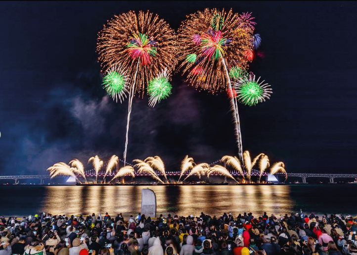 부산 광안리 불꽃축제 불꽃명당