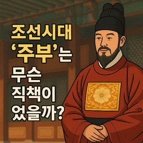 조선시대 주부, 종6품 관직, 조선 행정 체계, 관직 해설, 이조주부, 병조주부, 형조주부, 당하관, 조선 실무관, 조선 문서 행정, 조선 관료제, 조선 판서 아래 직책, 주부 역할, 조선 문관 체계, 조선 무관 직급, 역사 블로그, 사극 관직 설명, 조선 관직 품계, 중급 관직, 주부 유래