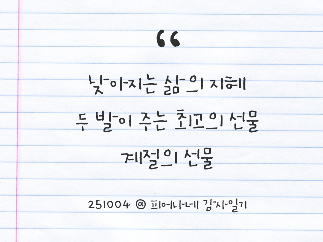 25년 10월 4일 오늘 내 마음 기록하기 감사노트, 감사를 통해 발견한 행복, 오늘 감사한 순간들 by 피어나네 감사일기
