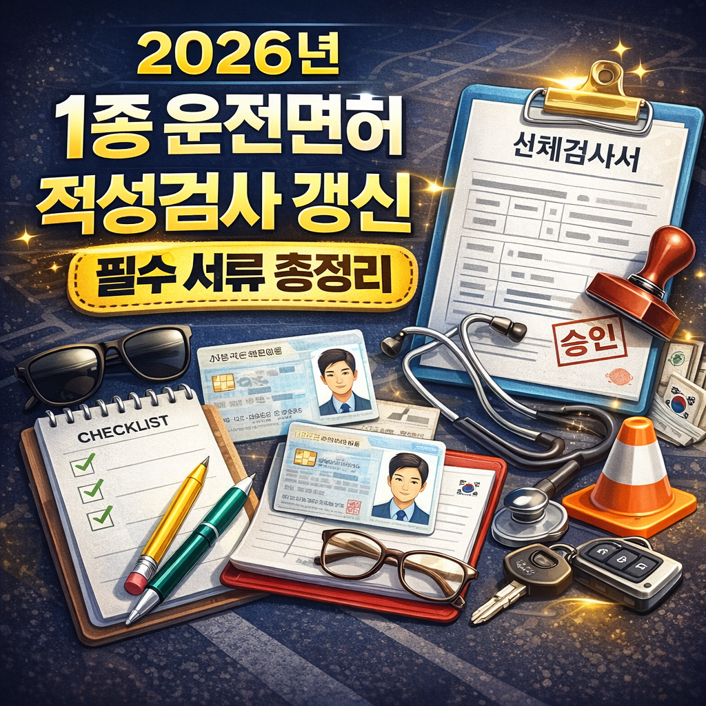 정기적성검사/면허갱신하러 바로 가기