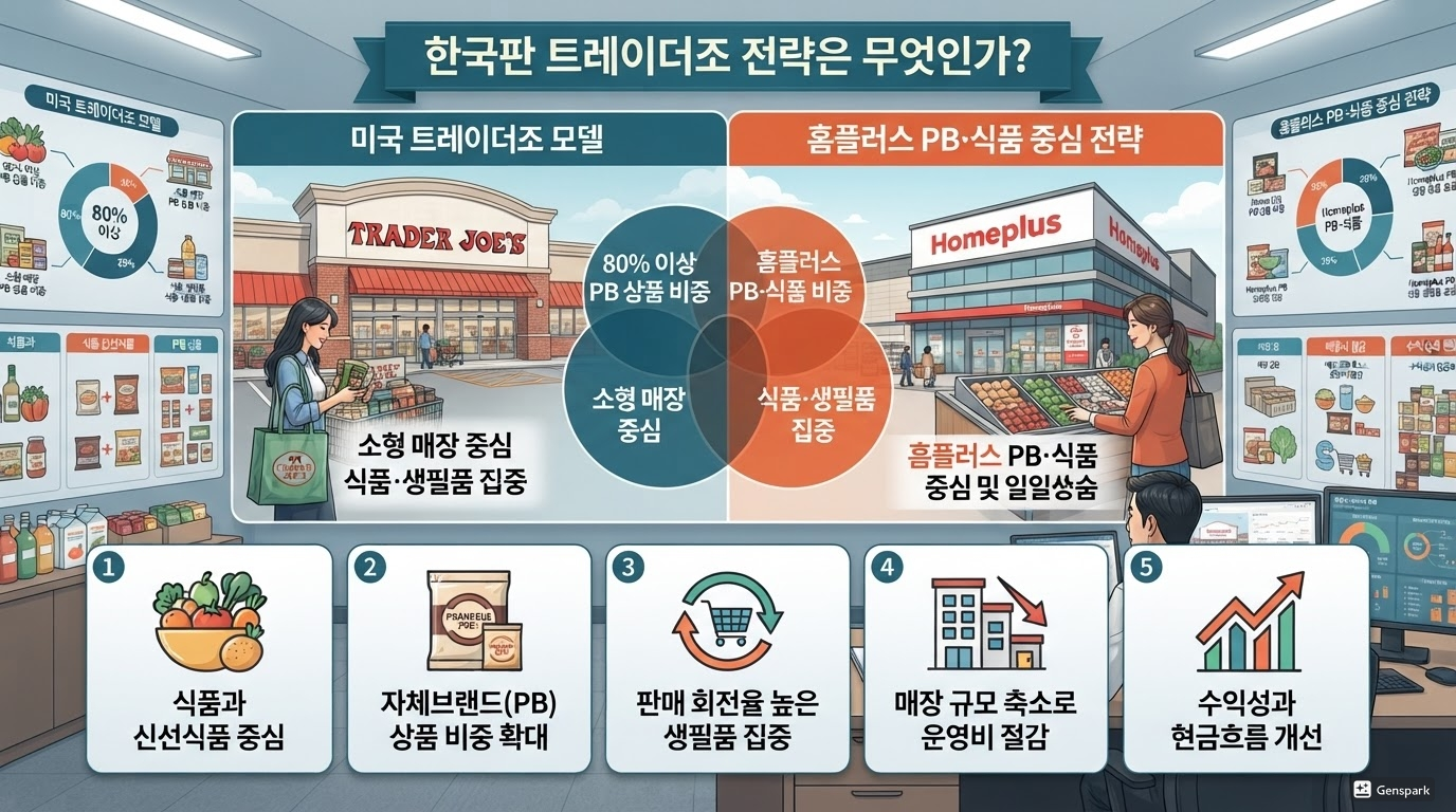 '한국판 트레이더조' 전략은 무엇인가?