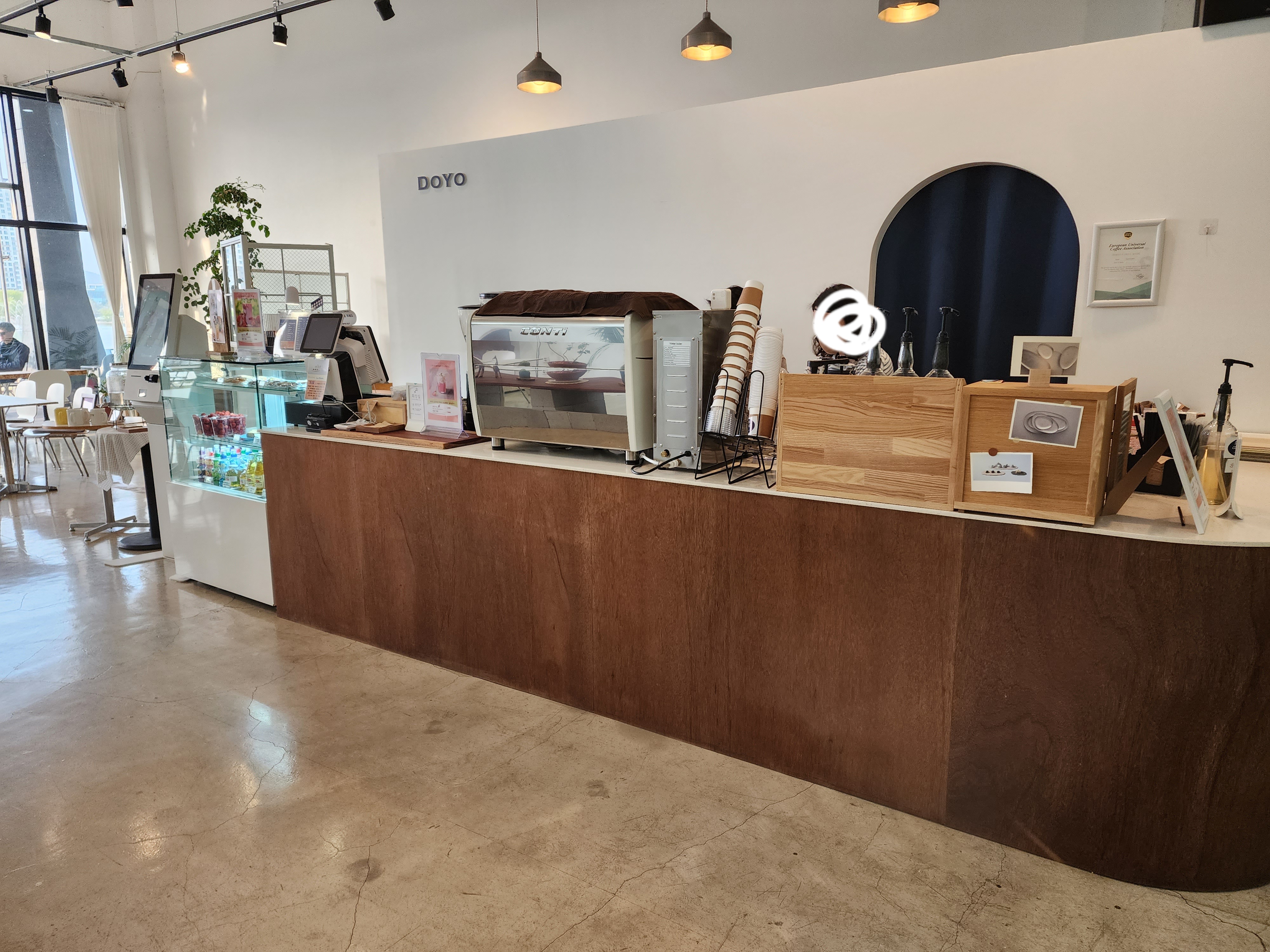 도요 카페 카운터