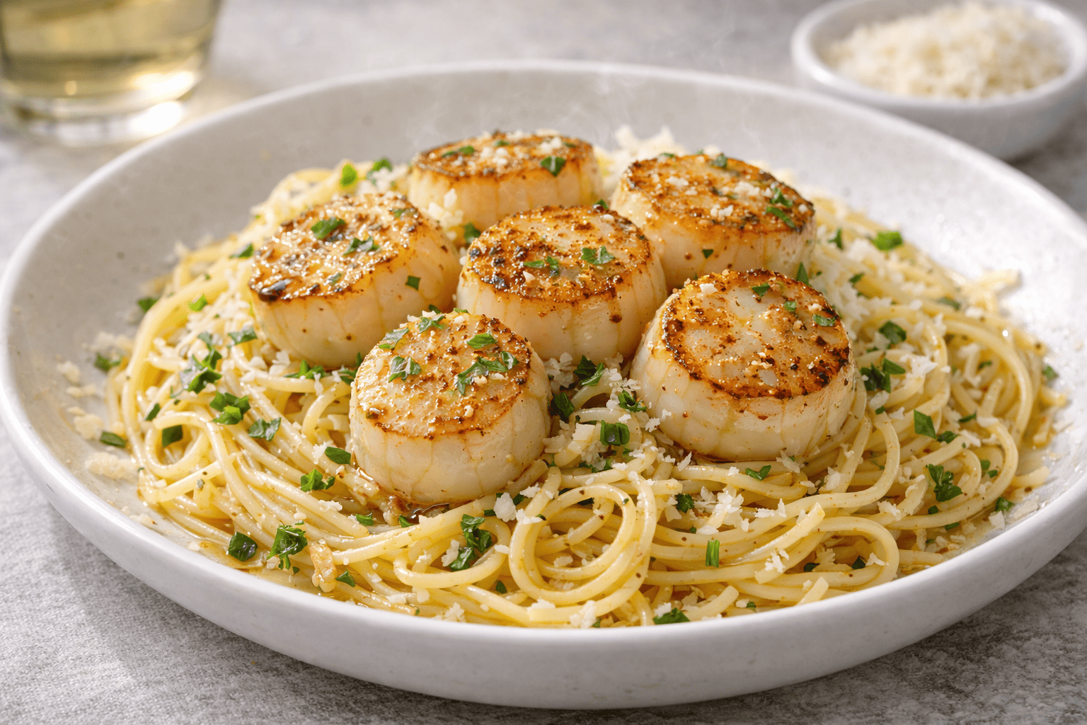 가리비파스타: 해산물 풍미와 서양요리의 조화