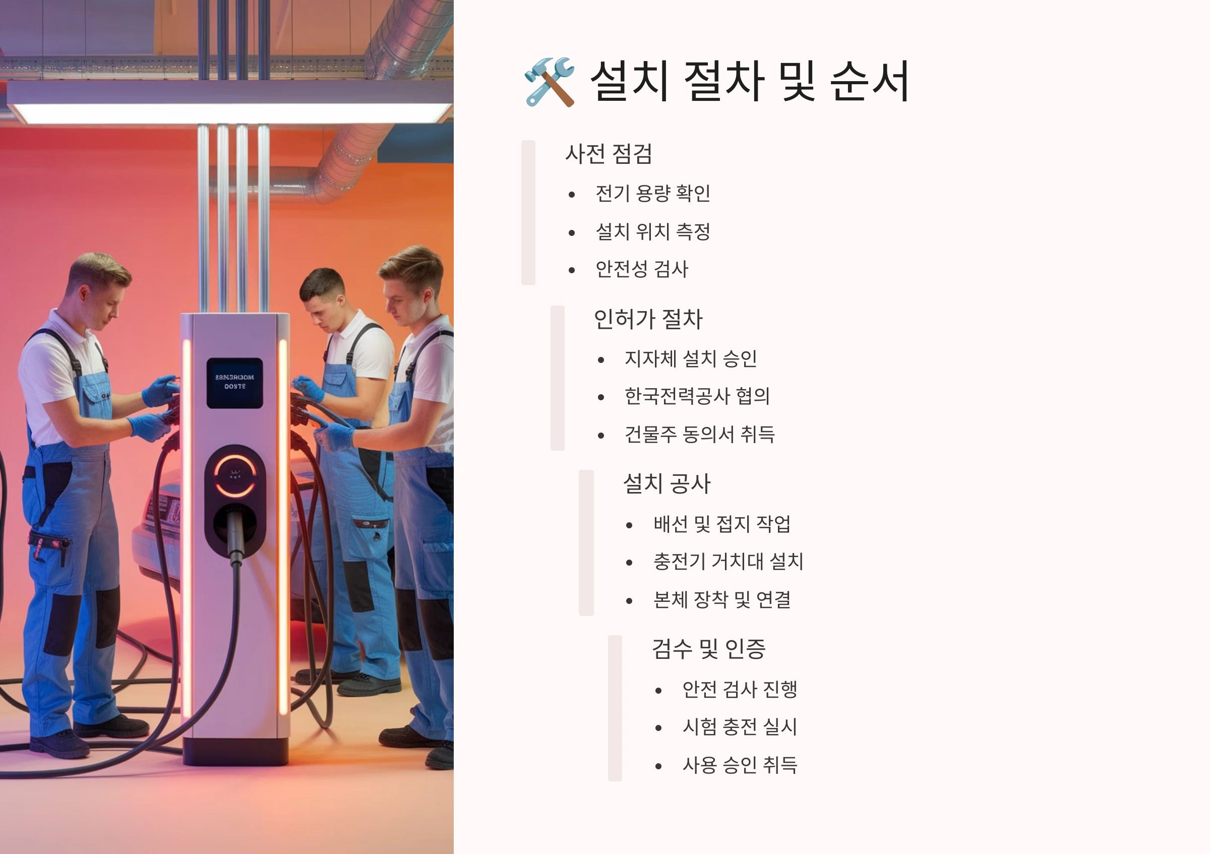 설치 절차 및 순서