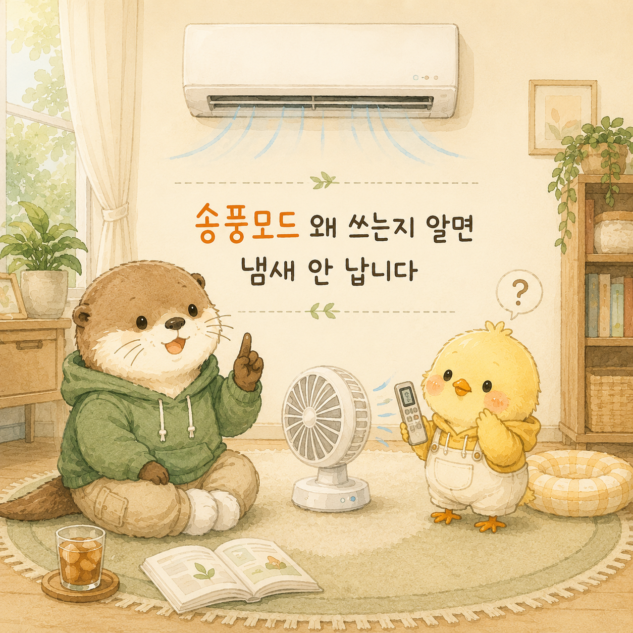 에어컨 냄새 제거 송풍모드 사용법 썸네일