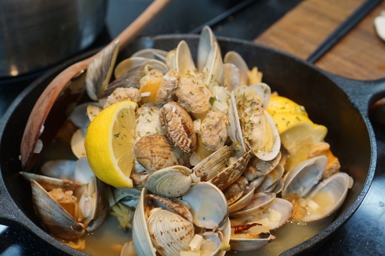 조개 관련음식 사진 이미지