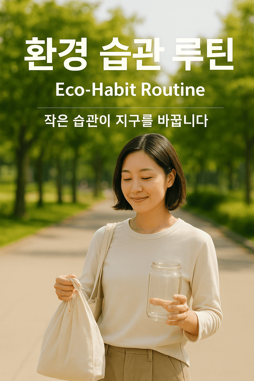 환경 습관 루틴 (Eco-Habit Routine) 작은 습관이 지구를 바꿉니다