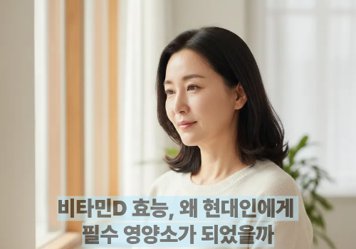 비타민D 효능, 왜 현대인에게 필수 영양소가 되었을까