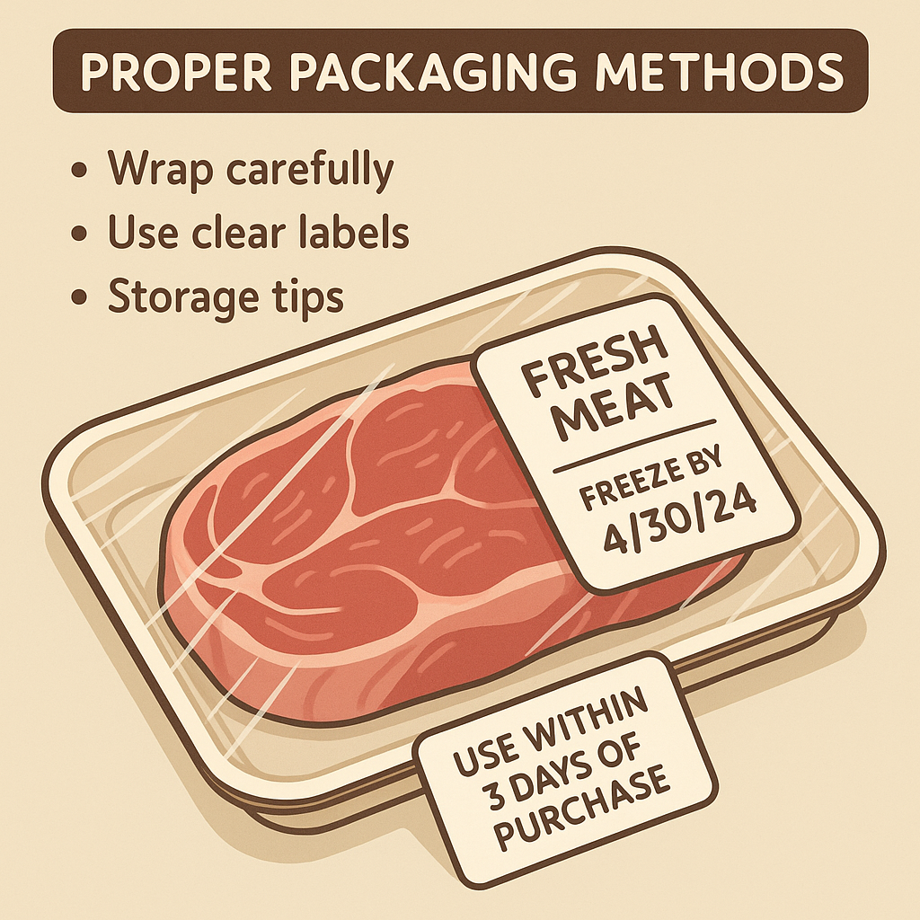 육류 보관 실수 줄이는 포장법