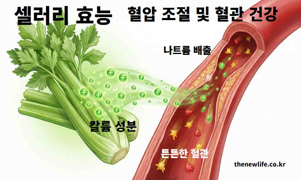 셀러리 효능 혈압 조절 혈관 건강