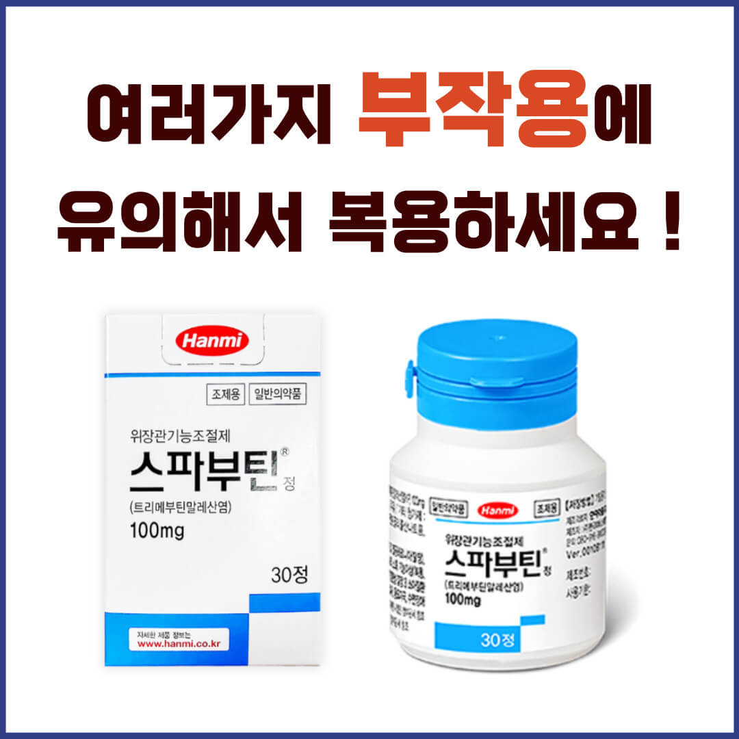 스파부틴정100mg 부작용