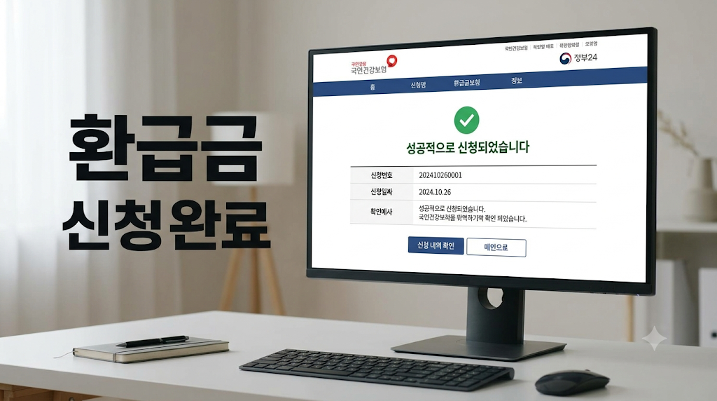 건강보험 환급금 신청 방법