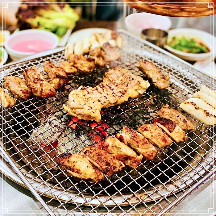 춘천 명동 닭갈비 골목 맛집 철판닭갈비, 막국수