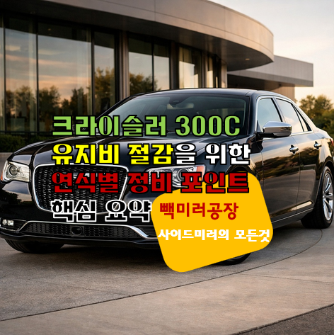 크라이슬러 300C 유지비 절감을 위한 연식별 정비 포인트 핵심 요약