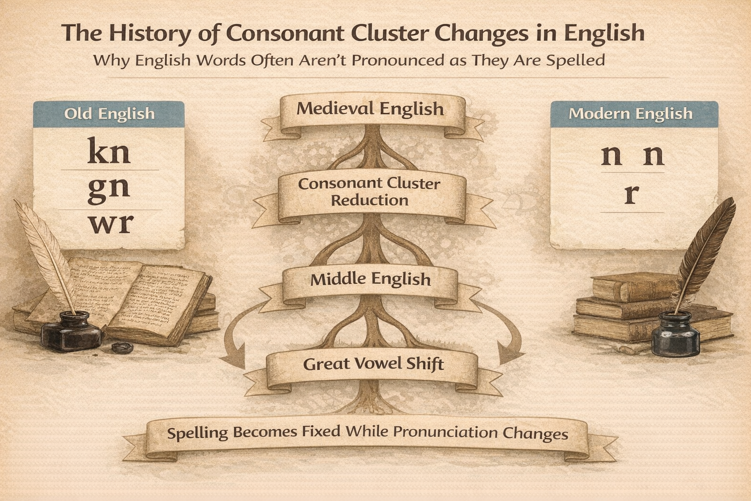 영어 자음군 변화 역사