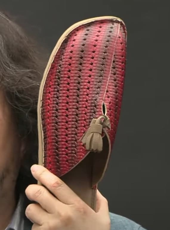 펀칭 슬리퍼 딸기