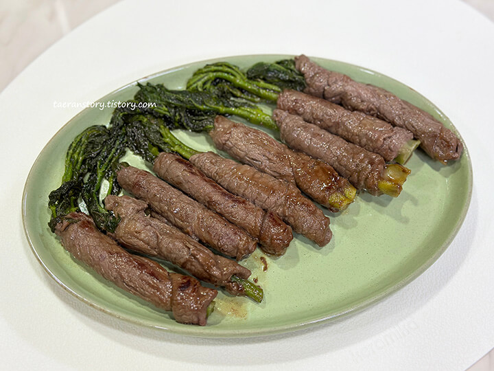 두릅소고기말이