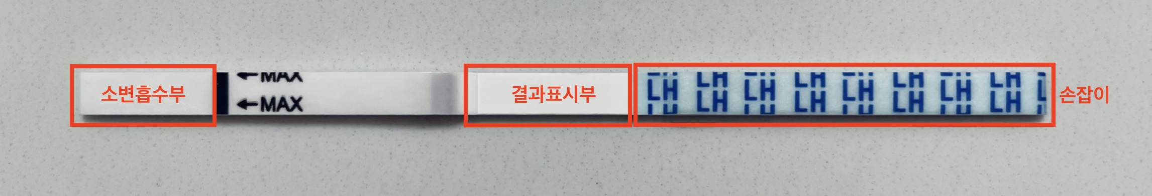 테스트 스트립 위치 설명