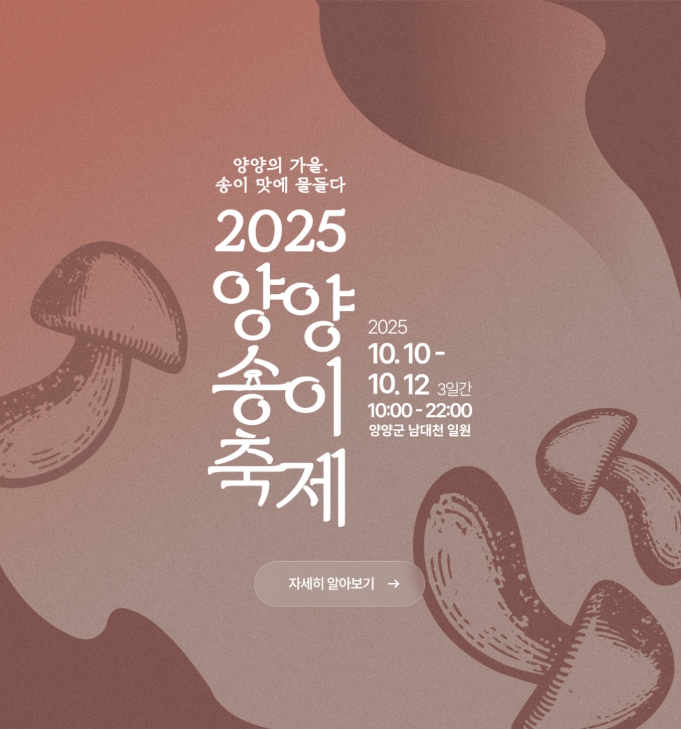 2025 양양송이축제