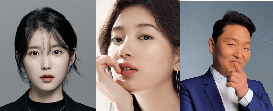 1억원 기부한 아이유, 수지, 싸이 사진