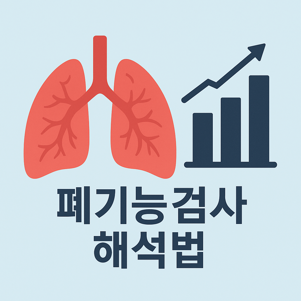폐기능검사 결과 해석법 — FVC, FEV1, DLCO 쉽게 설명해드려요