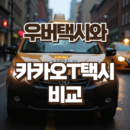 우버택시와 카카오택시 비교