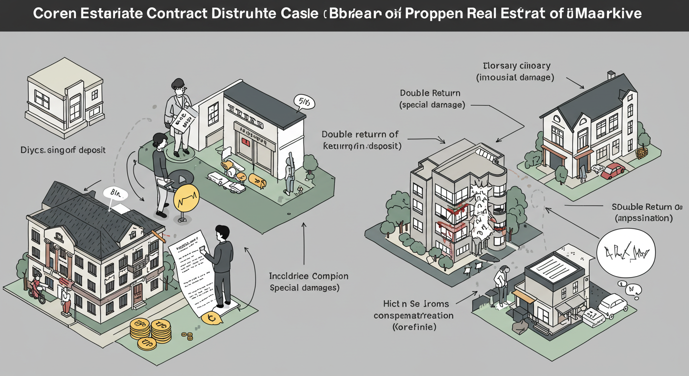 부동산 계약, 계약 파기, 배액배상