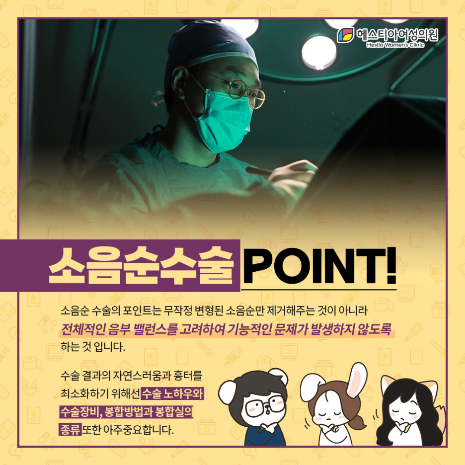 소음순수술 포인트
