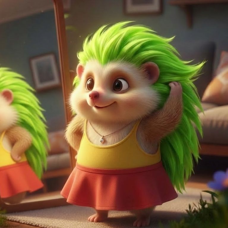 탈모가 없이 건강한 헤어를 가지고 있는 도치씨의 모습