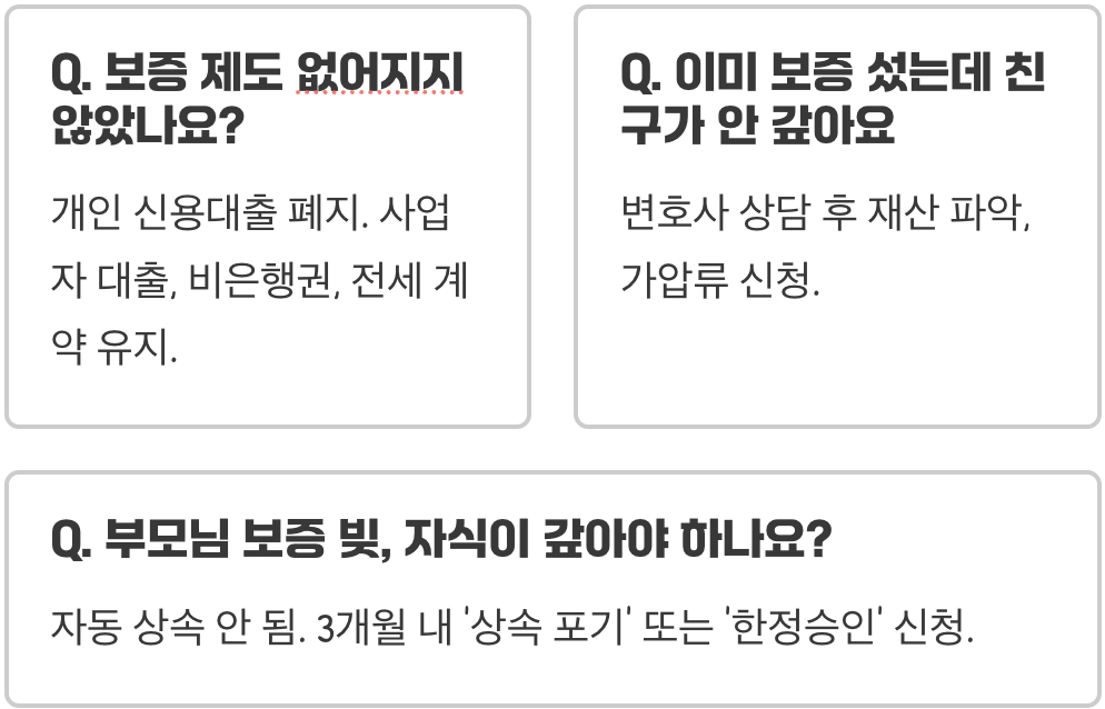 친구 보증 섰다가 구상권 폭탄 맞는 이유와 절대 보증 서면 안 되는 경우