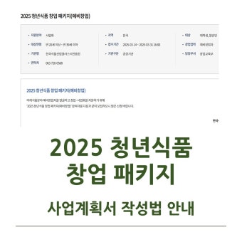 2025 청년창업 정부지원금 신청 전 꼭 확인할 5가지