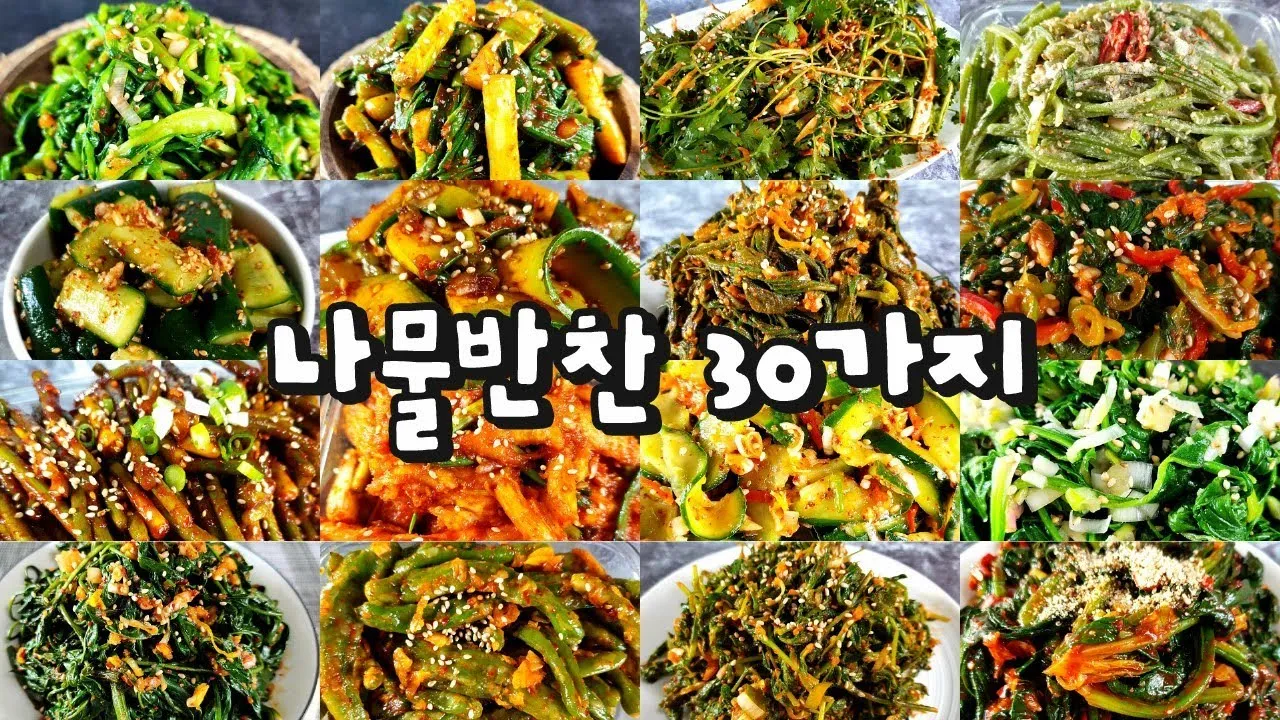 반찬 종류 50가지 정리 나물반찬과 마른반찬 한눈에 보기_6