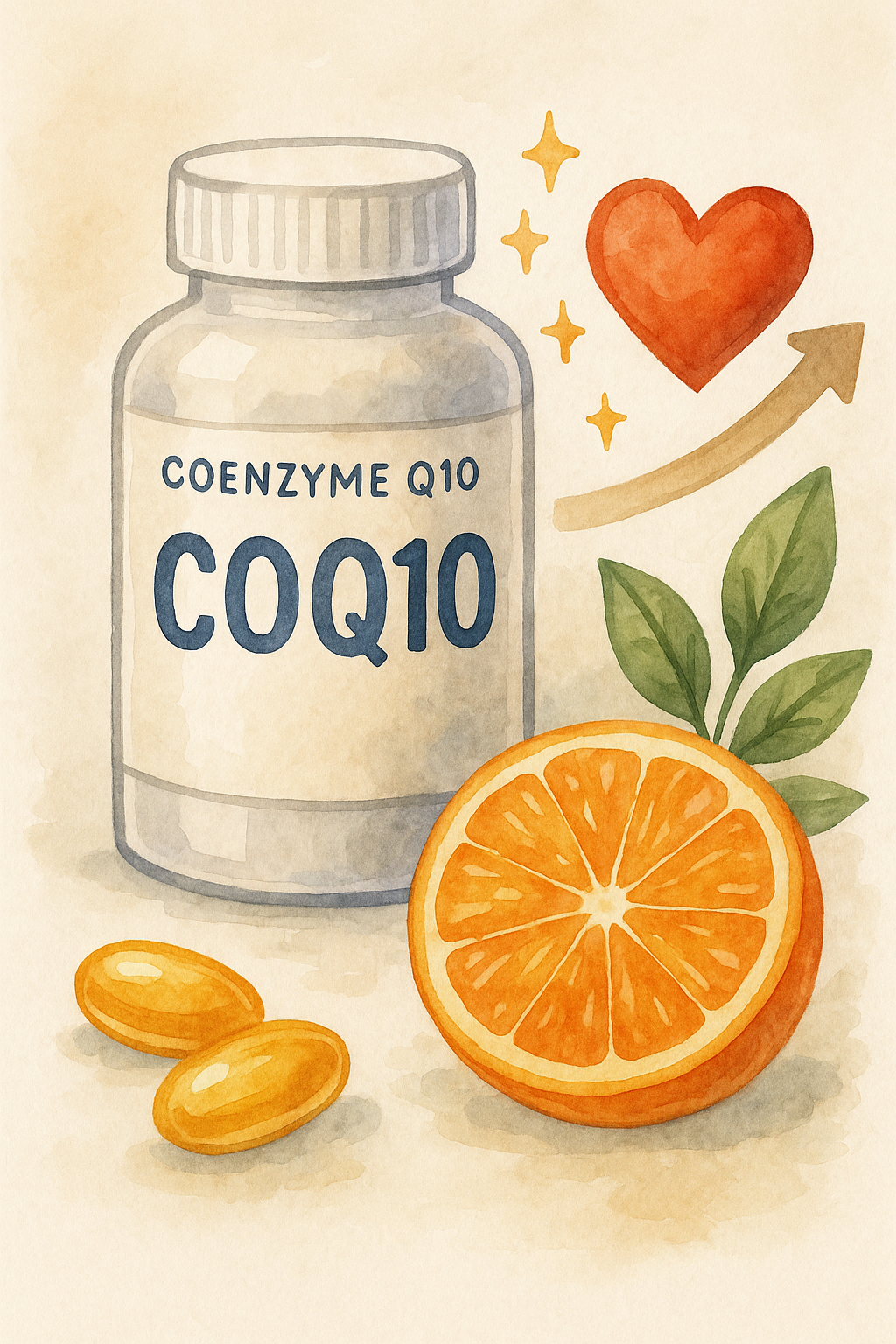 CoQ10의 대표적인 효과는 심혈관 건강, 활력 증가이다.