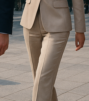 증권사 앞 바쁜 직장인들