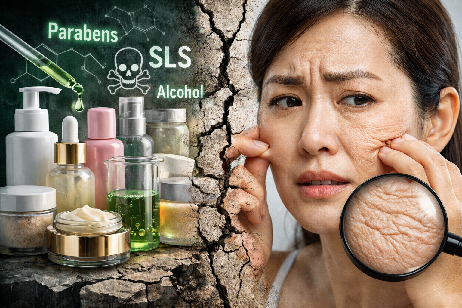 피부 탄력을 떨어뜨리는 화장품