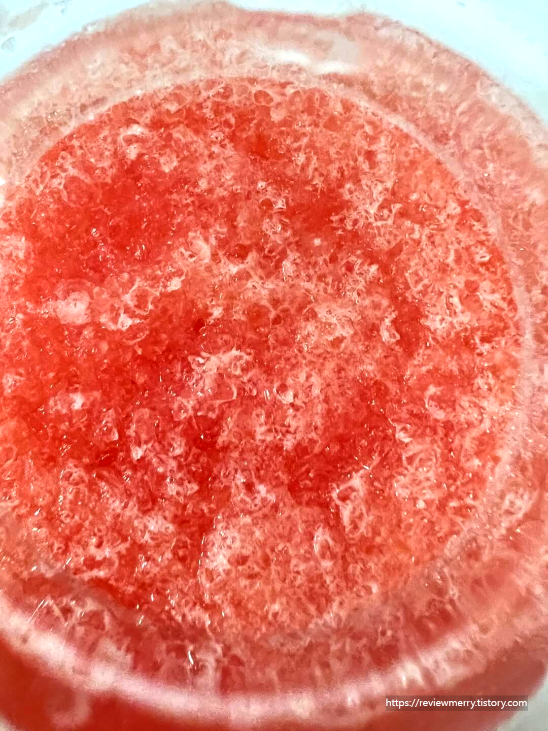 슬러쉬 제형 사진