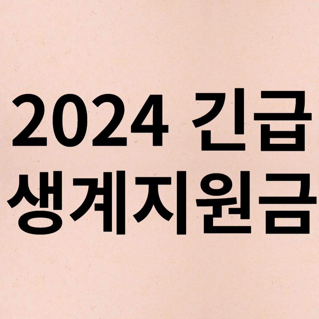 긴급생계지원금