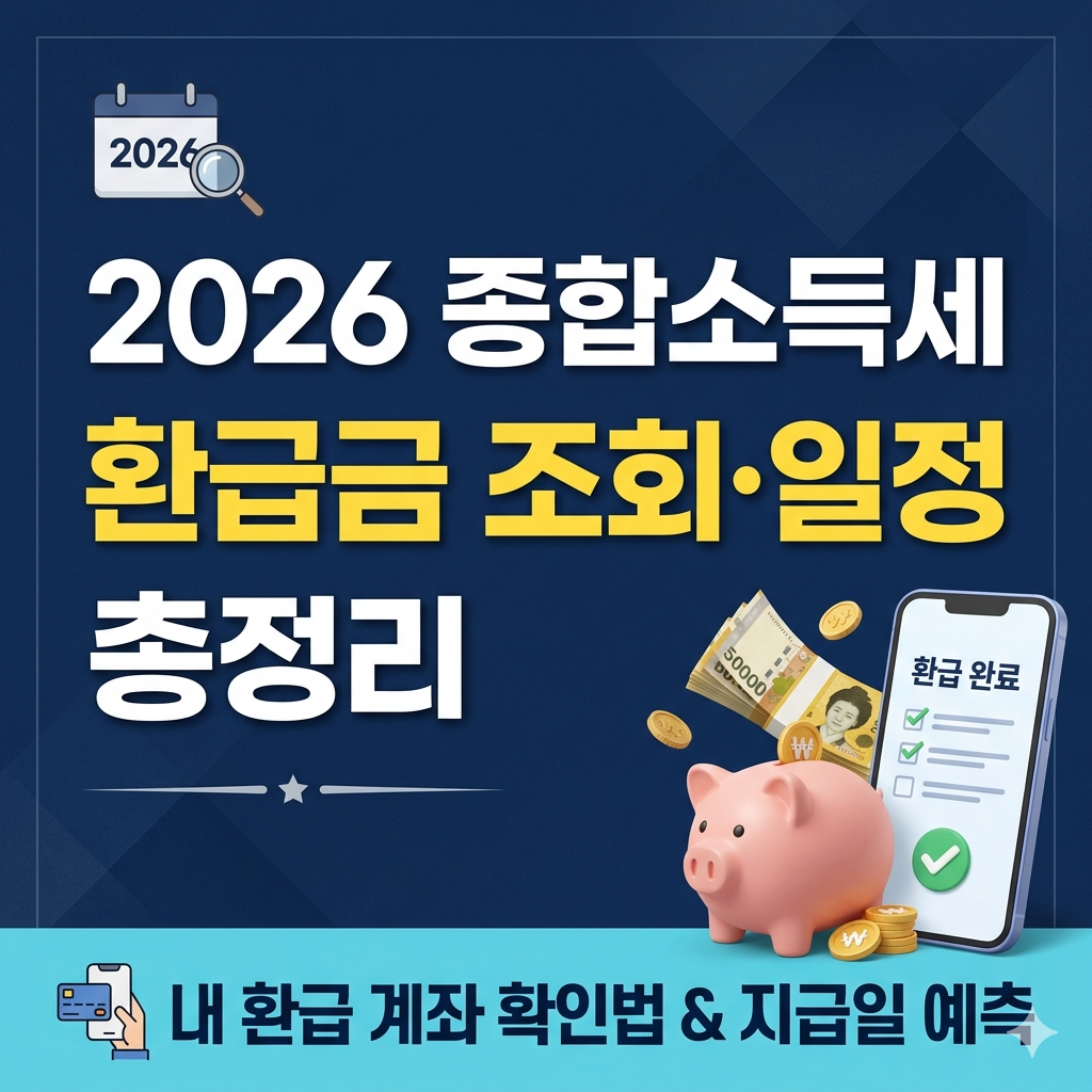 종합소득세 환급금 계좌 확인법 보러 가기